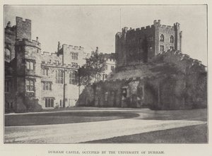 Durham Castle, bewohnt von der Universität Durham von English Photographer