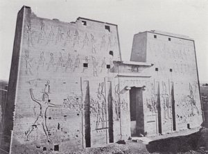 Ägypten: Pylon des Tempels von Edfu