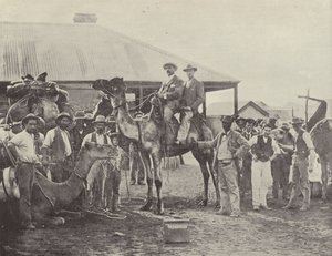 Ausrüstung einer Prospektionsgruppe, Coolgardie, Westaustralien von English Photographer