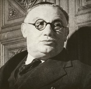Ernest Bevin, Porträt, ca. 1940 von English Photographer