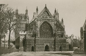 Exeter Kathedrale, Westfront von English Photographer