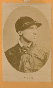 F Webb, Jockey von English Photographer
