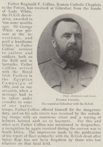 Pater Collins, in Gibraltar mit dem DSO ausgezeichnet von English Photographer