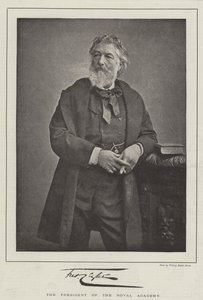 Frederic Leighton, der Präsident der Royal Academy von English Photographer