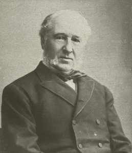 Frederick Greenwood, Herausgeber der Pall Mall Gazette (s/w Foto) von English Photographer