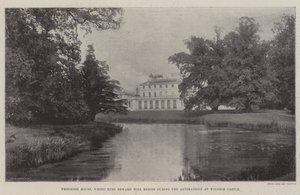 Frogmore House, wo König Edward während der Umbauten im Windsor Castle wohnen wird von English Photographer