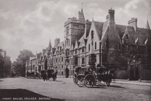 Front Baliol College, Oxford von English Photographer