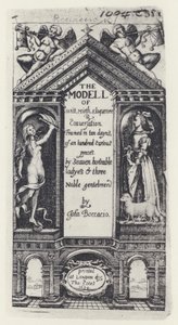 G. Boccaccio, Das Modell des Witzes, Decameron, T. Cotes für B. Allen und W. Hope 1634 (s/w Foto) von English Photographer