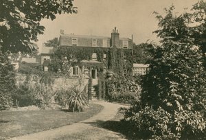 Gad’s Hill Place, bei Rochester, vom Garten an der Rückseite, Residenz von Charles Dickens, 1857-70 von English Photographer
