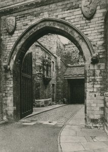 Tor von Lincoln Castle, zeigt John O