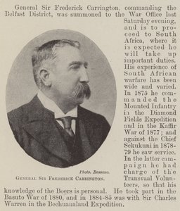 General Sir Frederick Carrington von English Photographer