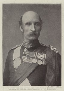 General Sir George White, Kommandant in Ladysmith von English Photographer
