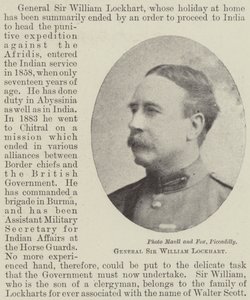 General Sir William Lockhart von English Photographer