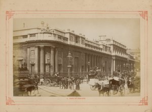 Gesamtansicht der Bank of England von English Photographer