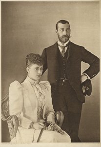 George, Herzog von York, und seine Frau, Prinzessin Mary von Teck
