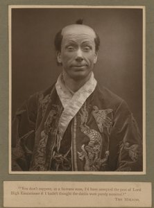 George Grossmith als Ko-Ko in The Mikado von English Photographer