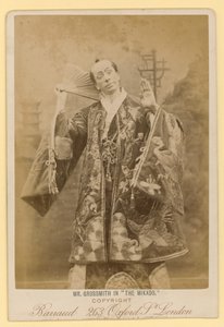 George Grossmith als Ko-Ko in The Mikado von English Photographer