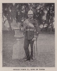 George Tubon II, König von Tonga von English Photographer