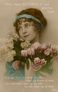 Glamour-Postkarte von English Photographer