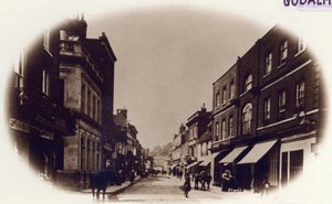 Godalming High Street, Surrey, um 1900