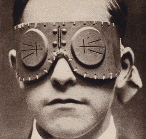 Schutzbrille gegen Granatsplitter, Erster Weltkrieg