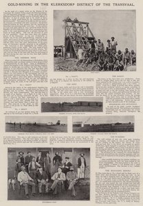 Goldabbau im Klerksdorp-Distrikt des Transvaal von English Photographer