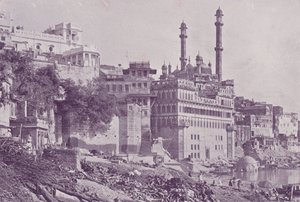 Große Moschee von Aurangzib, Benares von English Photographer