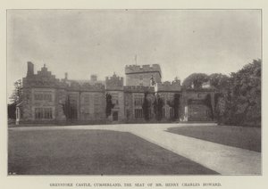 Greystoke Castle, Cumberland, der Sitz von Mr. Henry Charles Howard von English Photographer