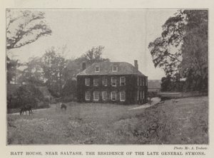 Hatt House, in der Nähe von Saltash, die Residenz des verstorbenen Generals Symons von English Photographer