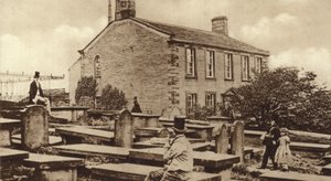 Haworth Pfarrhaus zu Zeiten der Brontës von English Photographer