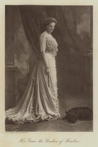 Ihre Gnaden die Herzogin von Hamilton (s/w Foto)
