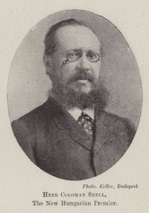 Herr Coloman Szell, der neue ungarische Premierminister von English Photographer