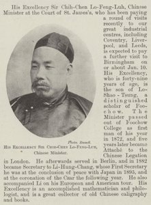 Seine Exzellenz Sir Chih-Chen Lo-Feng-Luh, chinesischer Minister von English Photographer