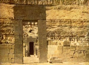 Allerheiligstes im Tempel von El Bahri, Ägypten.