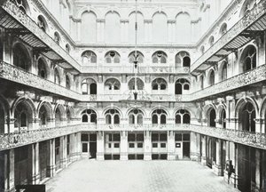 Hop Exchange: Osthalle Innenansicht, Southwark Street, London, 1890