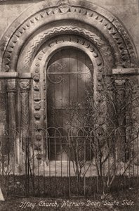 Iffley Kirche, Normannisches Tor, Südseite von English Photographer