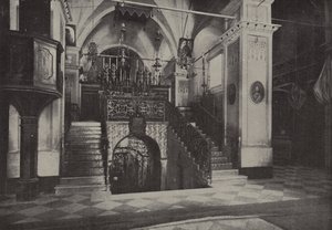 Inneres der lateinischen Verkündigungskirche, Nazareth, über dem Ort des Hauses von Joseph
