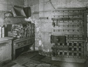 Innenansicht der Küche im Newgate-Gefängnis von English Photographer