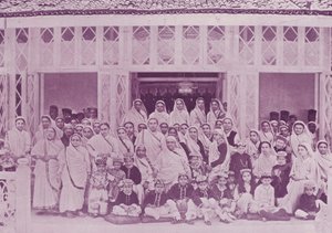 Investitur-Navjoti-Zeremonie im Haus von Sir Dinshaw Petit, Baronet von English Photographer