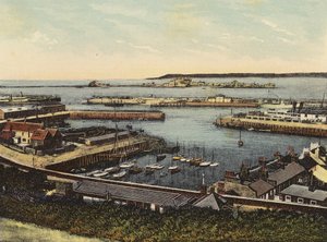 Jersey: Der Hafen, St Helier (Farbfoto) von English Photographer