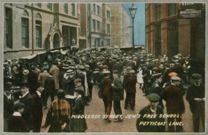 Jews Free School, Middlesex Street, Petticoat Lane, London von English Photographer