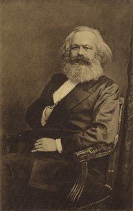 Karl Marx (1818-1883), deutscher Philosoph, Ökonom, Historiker und politischer Theoretiker von English Photographer