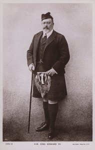König Edward VII (s/w Foto) von English Photographer