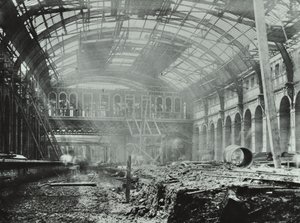 Kings Cross Station: Bauarbeiten im Gange, 1862 von English Photographer