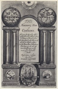L. Roberts, Die Händlerkarte des Handels, R. Mabb 1638 (s/w Foto)