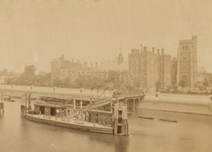 Lambeth Palace und Pier von English Photographer