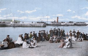 Largs, Der Pier (Farbfoto) von English Photographer