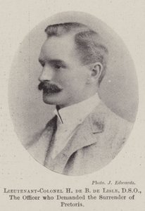 Oberstleutnant H de B de Lisle, DSO, der Offizier, der die Kapitulation von Pretoria forderte von English Photographer