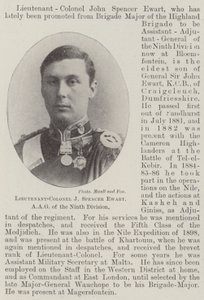 Oberstleutnant J. Spencer Ewart, AAG der Neunten Division von English Photographer