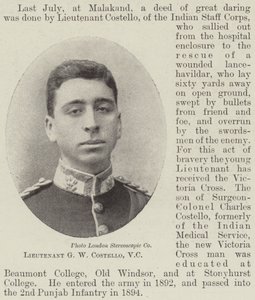 Leutnant G W Costello, VC von English Photographer